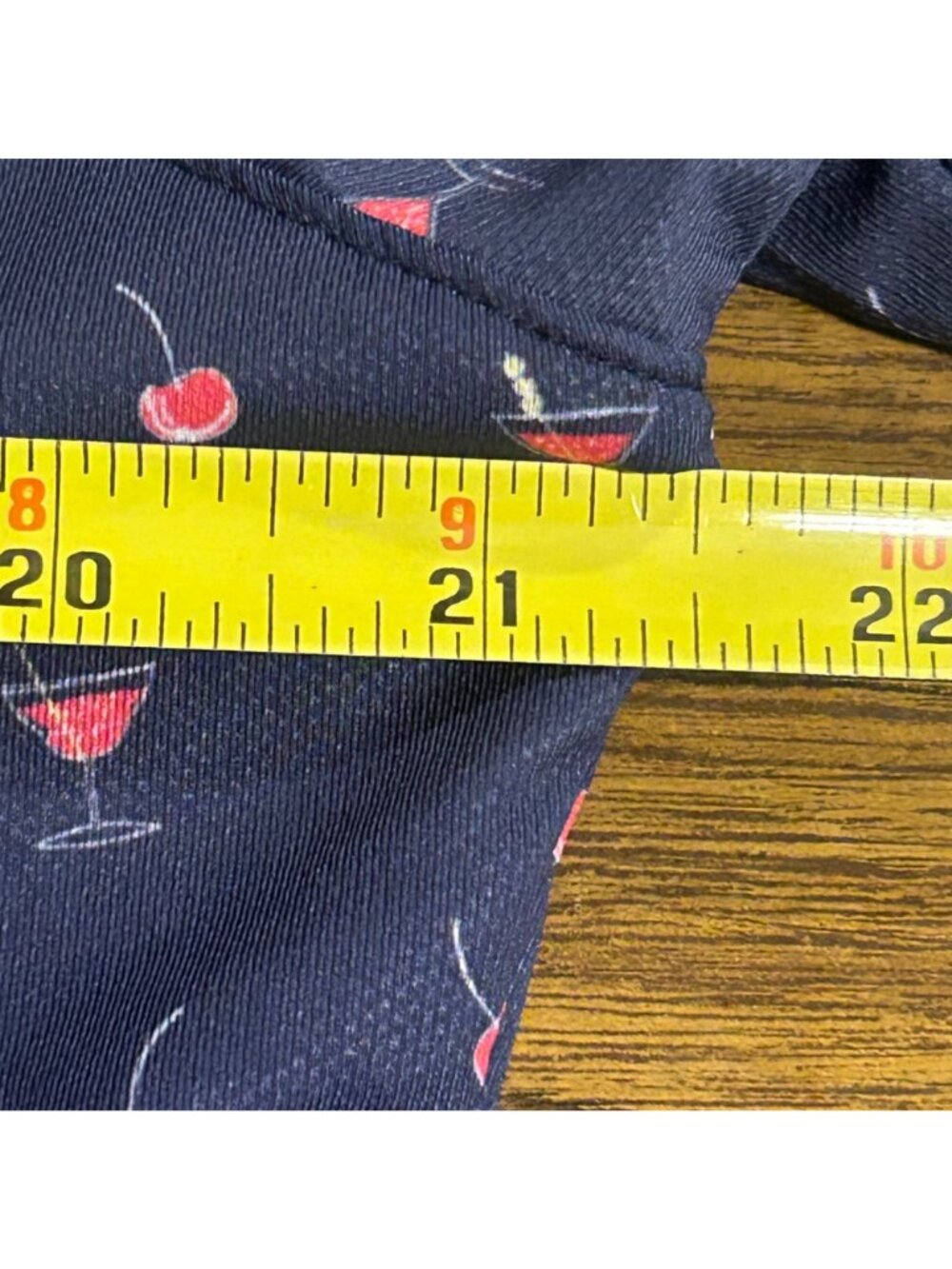 Straight Down Womens XL Cherry& Martini Print Golf Pullover Performance Top EUC - Picture 12 of 12